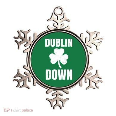 Dublin Down St Patricks Day Clover Ornament