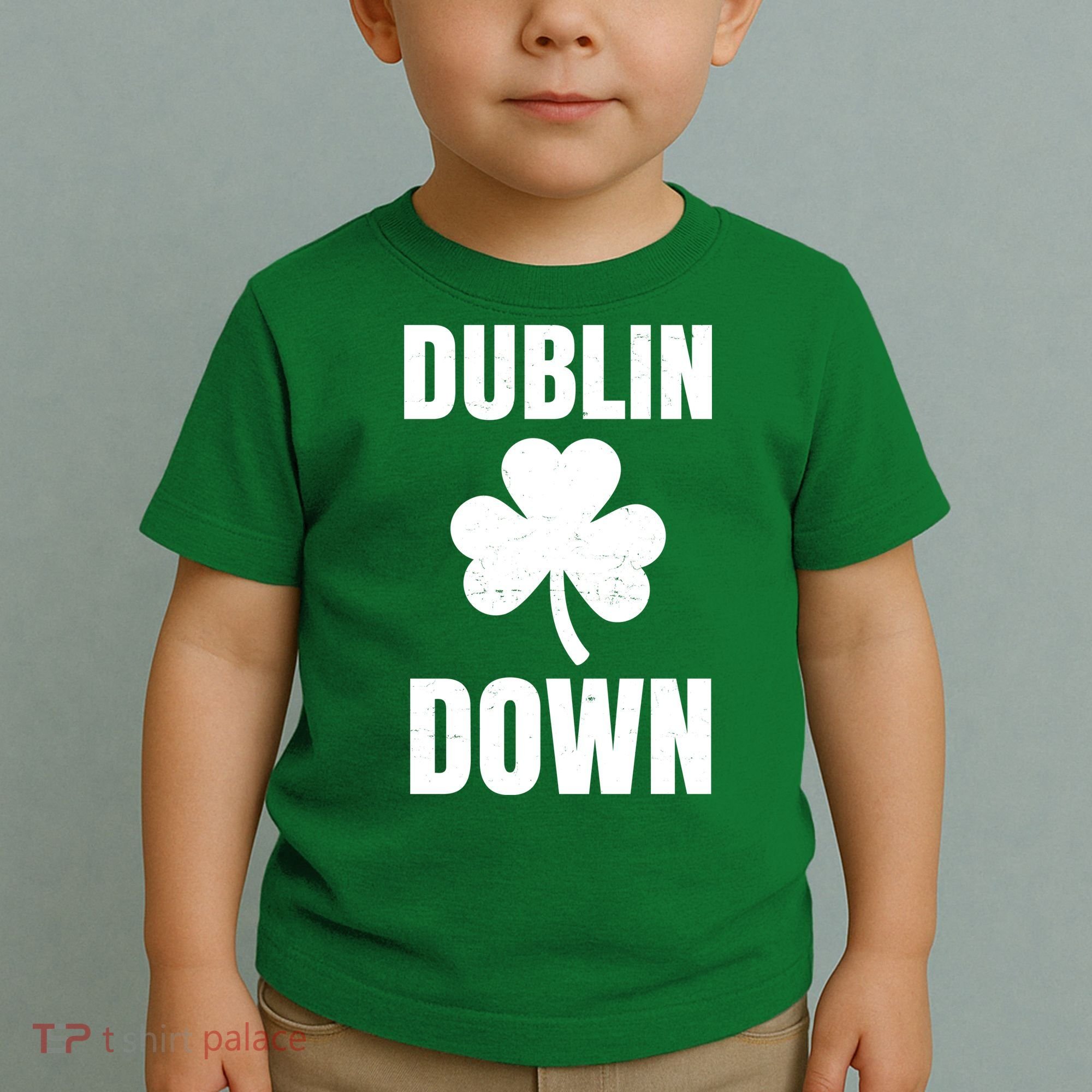 Dublin Down St Patricks Day Clover Toddler T-Shirt