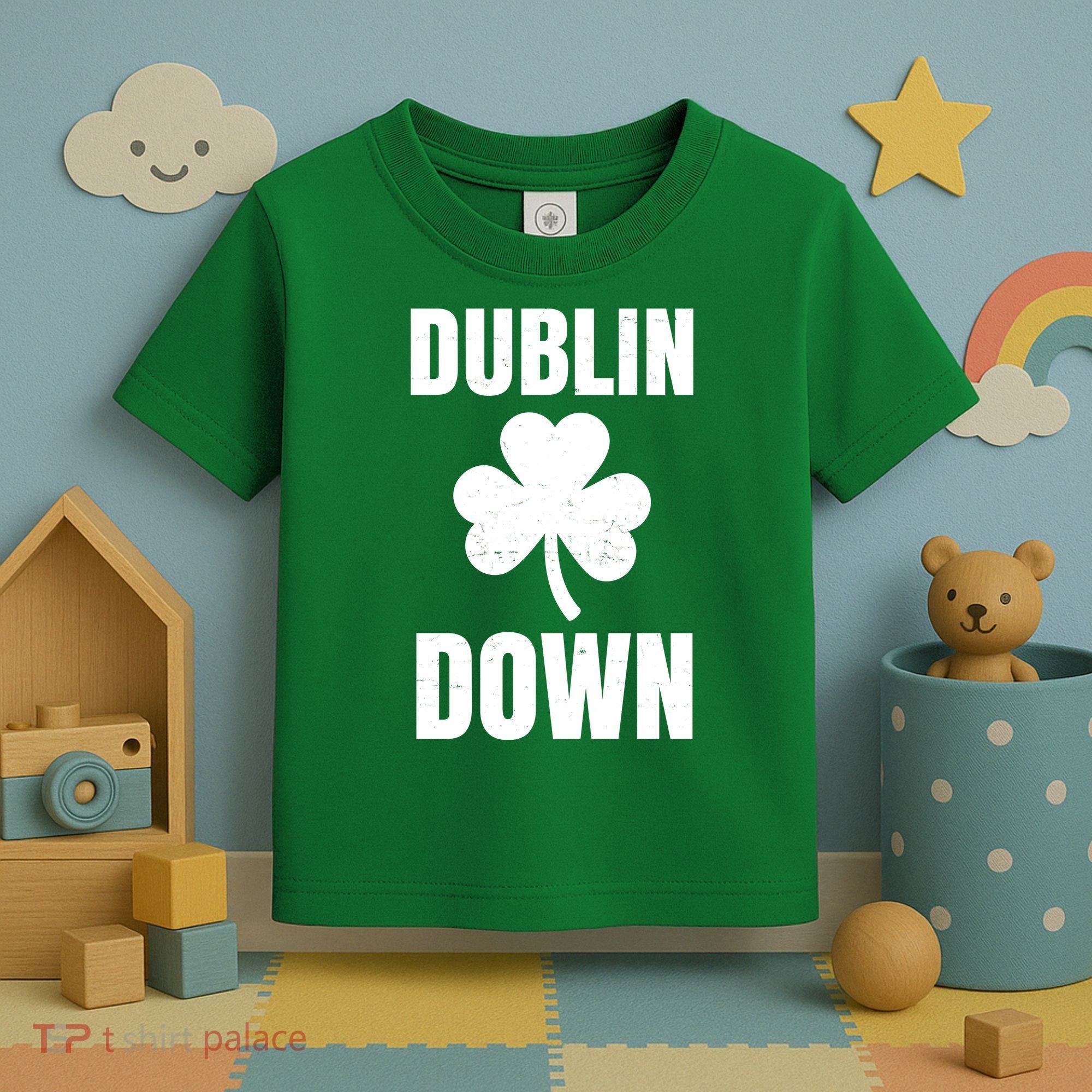 Dublin Down St Patricks Day Clover Toddler T-Shirt