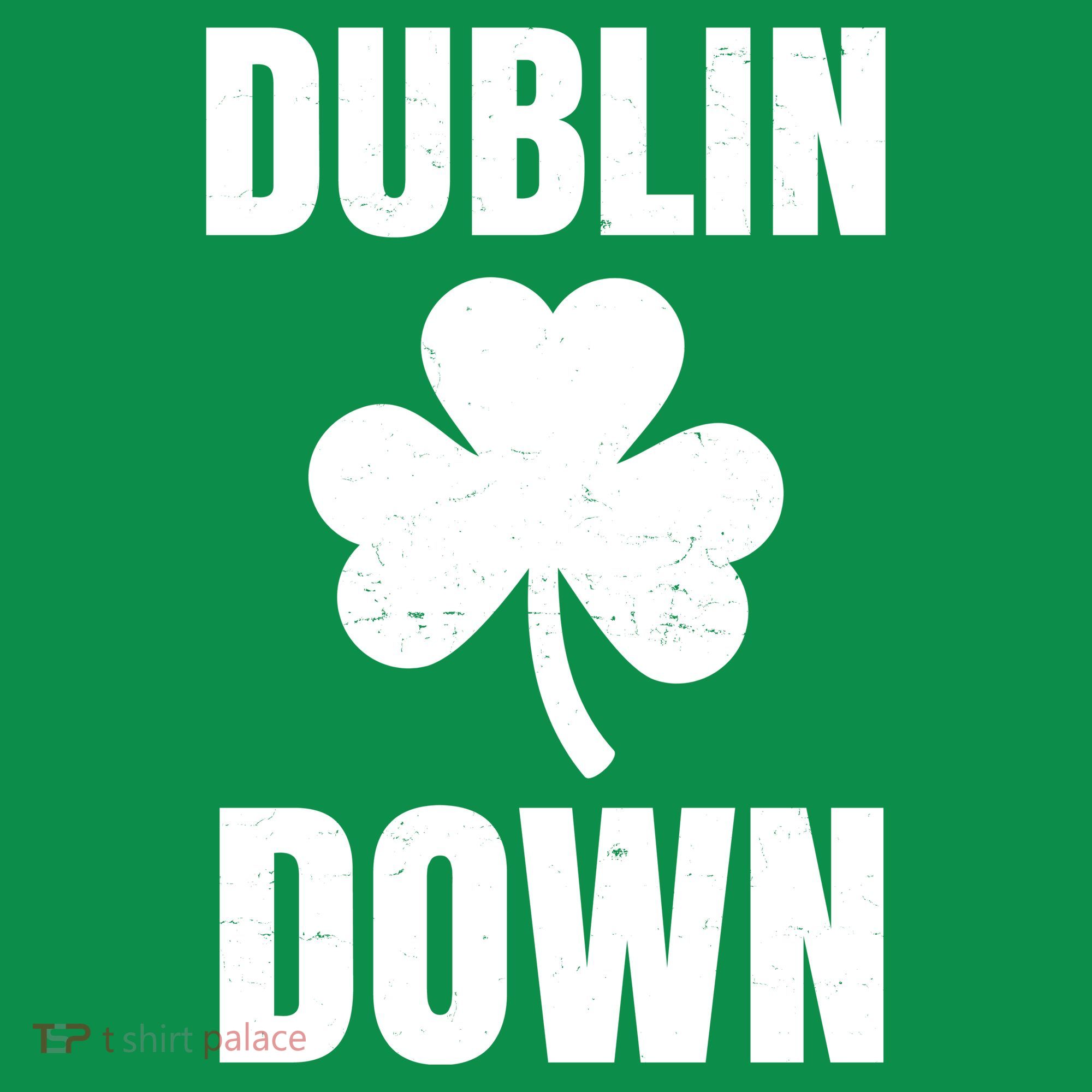 Dublin Down St Patricks Day Clover Women's Long Sleeve Shirt
