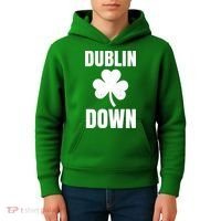 Dublin Down St Patricks Day Clover Kids Hoodie thumb 4