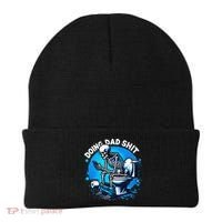 Doing Dad Shit Dad Joke Skeleton Dad Funny Dad Fathers Day Beanie thumb 0