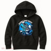 Doing Dad Shit Dad Joke Skeleton Dad Funny Dad Fathers Day Kids Hoodie thumb 0