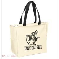 Doing Dad Shit Funny Skeleton Dad Joke Tote Bag thumb 2
