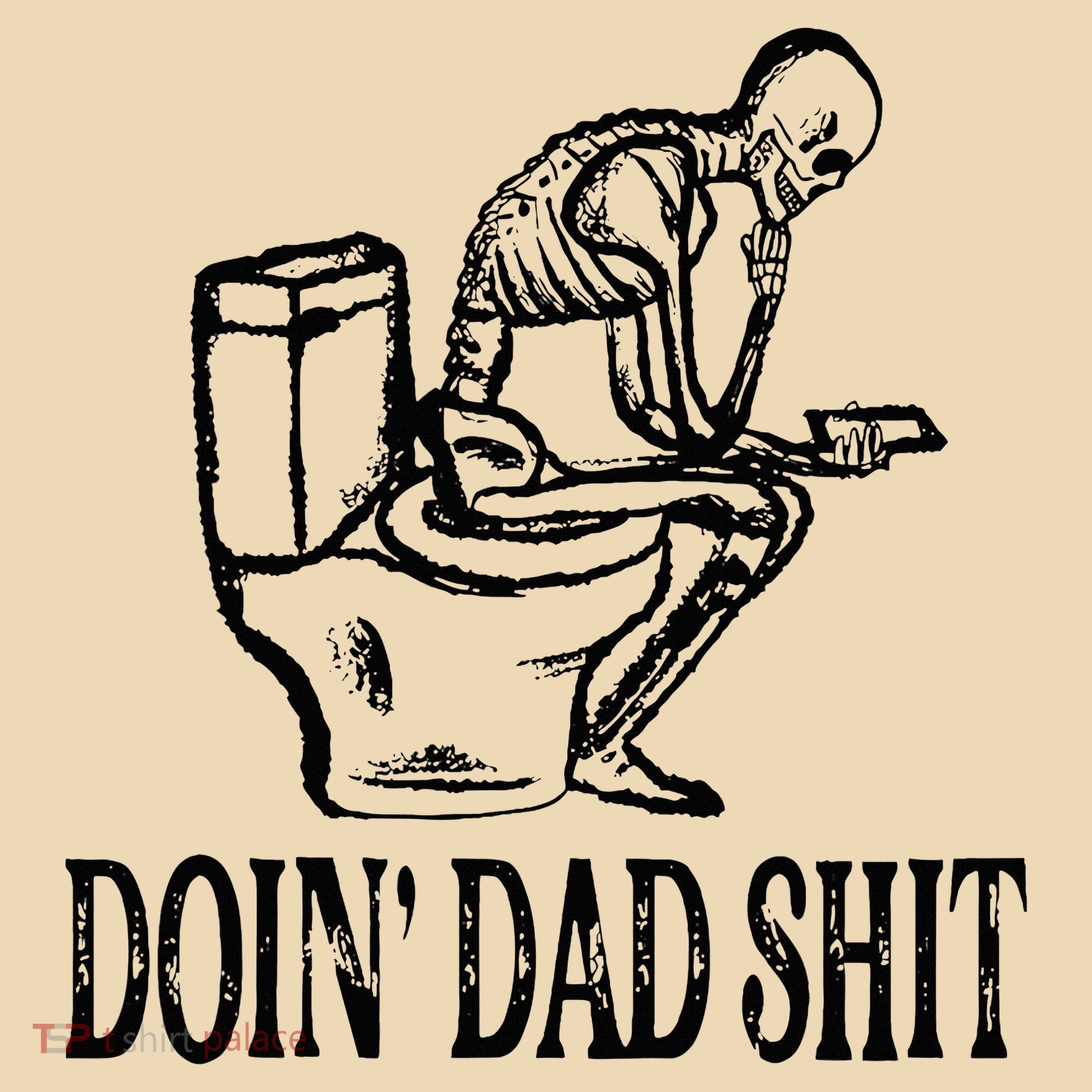 Doing Dad Shit Funny Skeleton Dad Joke Tote Bag