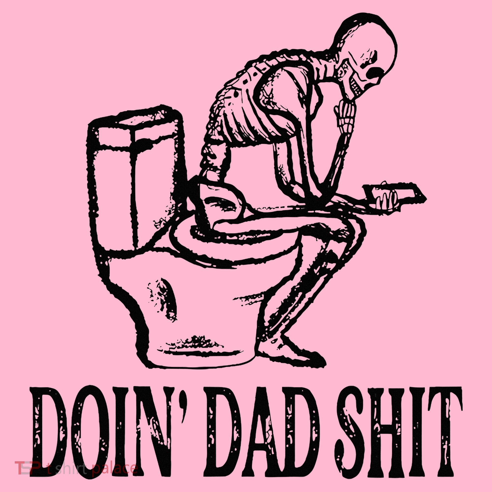 Doing Dad Shit Funny Skeleton Dad Joke Coaster