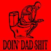 Doing Dad Shit Funny Skeleton Dad Joke Santa Hat thumb 1