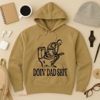 Doing Dad Shit Funny Skeleton Dad Joke Hoodie thumb 3