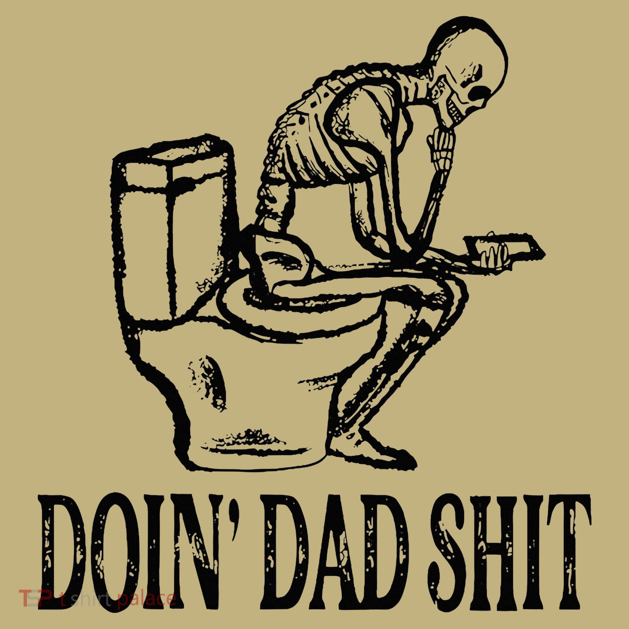 Doing Dad Shit Funny Skeleton Dad Joke Hoodie
