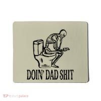 Doing Dad Shit Funny Skeleton Dad Joke Mousepad thumb 0