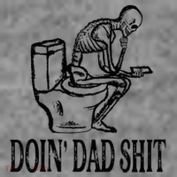 Doing Dad Shit Funny Skeleton Dad Joke Toddler Hoodie thumb 2