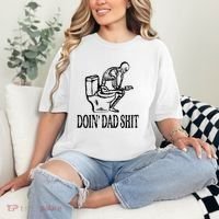 Doing Dad Shit Funny Skeleton Dad Joke Comfort Colors T-Shirt thumb 2