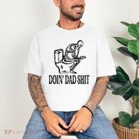 Doing Dad Shit Funny Skeleton Dad Joke Comfort Colors T-Shirt thumb 3