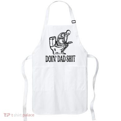 Doing Dad Shit Funny Skeleton Dad Joke Apron