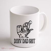 Doing Dad Shit Funny Skeleton Dad Joke Coffee Mug thumb 1