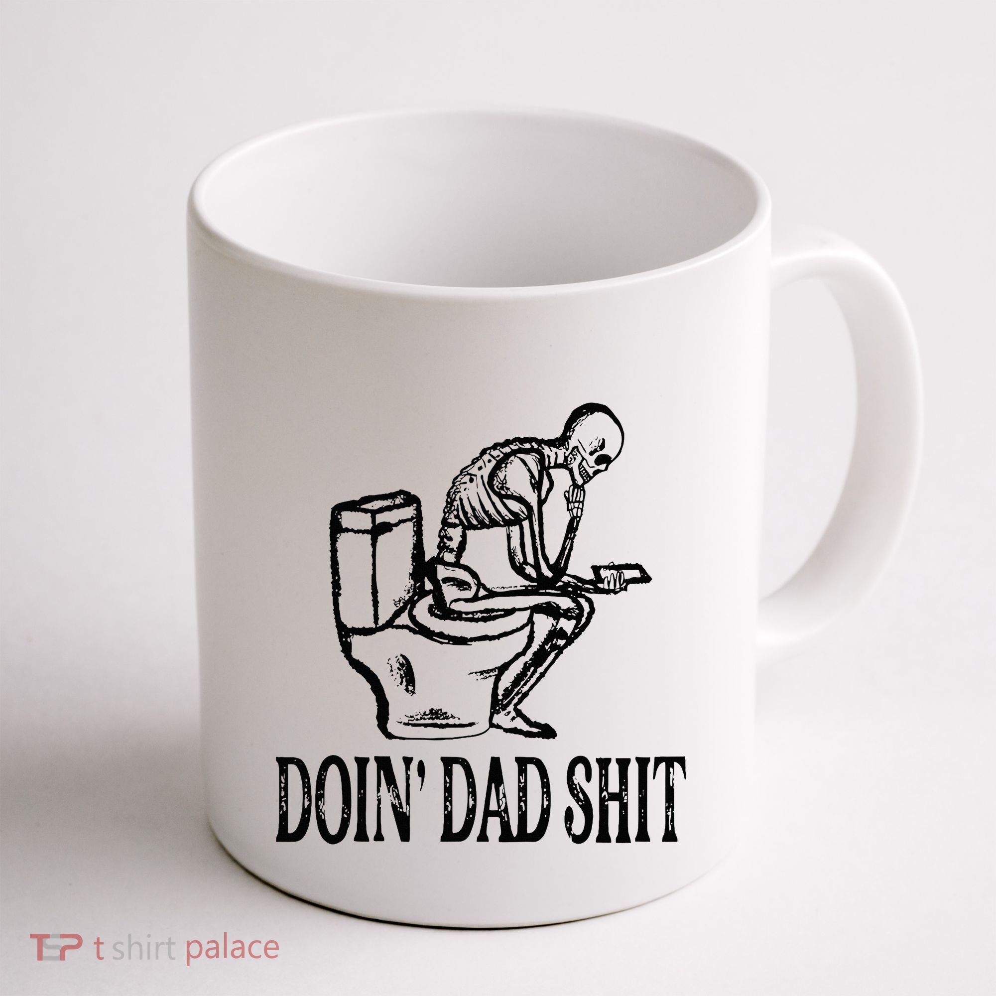 Doing Dad Shit Funny Skeleton Dad Joke Coffee Mug