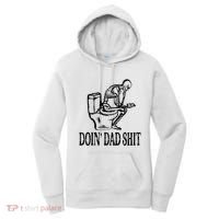 Doing Dad Shit Funny Skeleton Dad Joke Women's Hoodie thumb 0