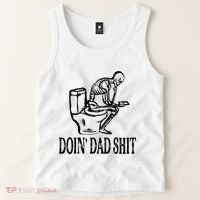 Doing Dad Shit Funny Skeleton Dad Joke Tank Top thumb 2
