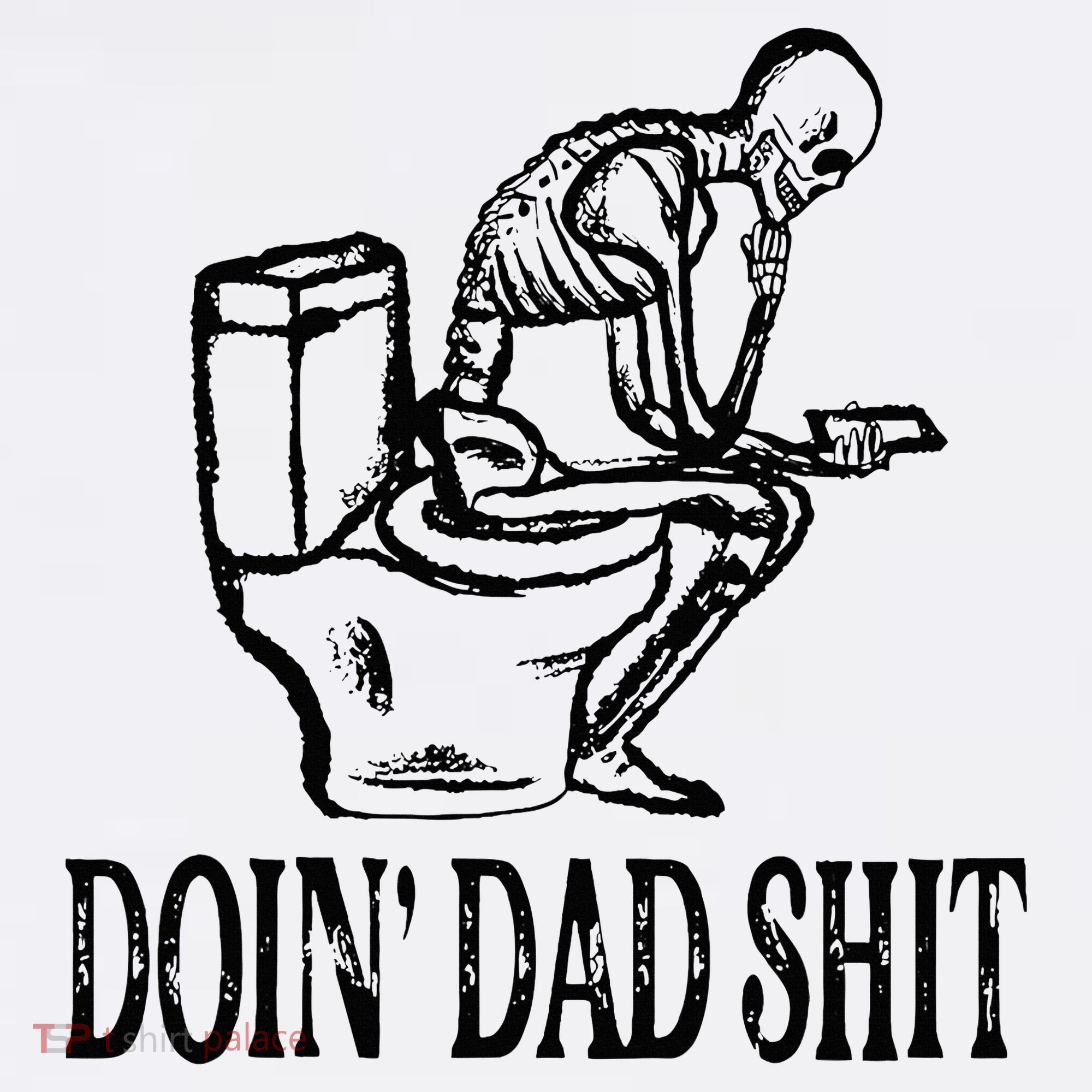 Doing Dad Shit Funny Skeleton Dad Joke Tank Top