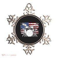 Drummer Drum Set Drums USA Flag American 4th Of July Gift Ornament thumb 0