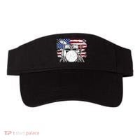 Drummer Drum Set Drums USA Flag American 4th Of July Gift Visor thumb 0