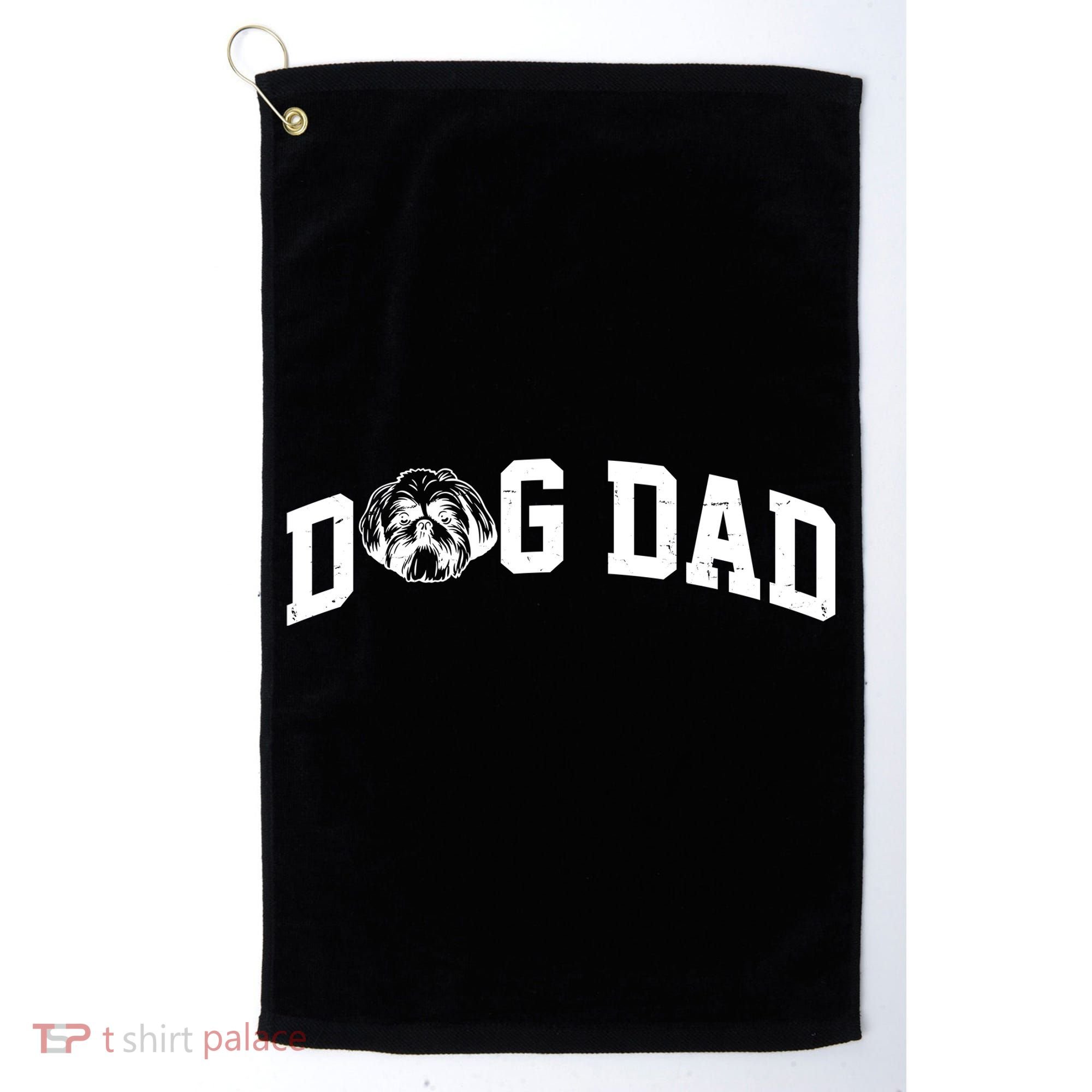 Dog Dad Shih Tzu Golf Towel