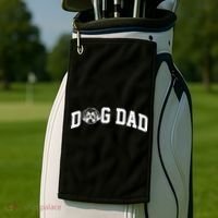 Dog Dad Shih Tzu Golf Towel thumb 2