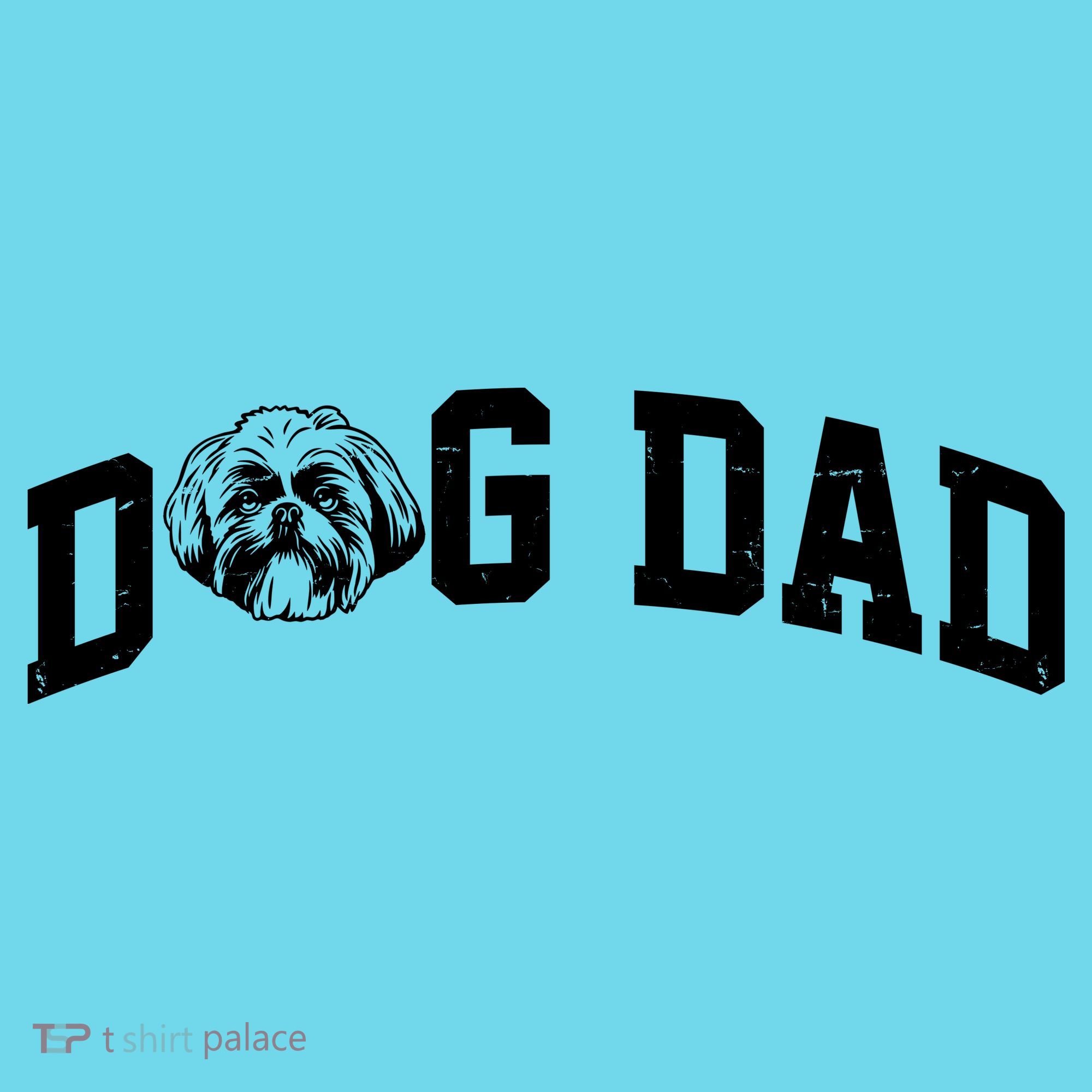 Dog Dad Shih Tzu Button