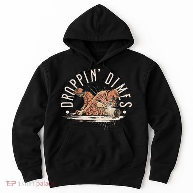 Droppin Dimes Skeleton Welding Humor Hoodie