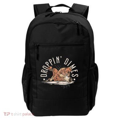 Droppin Dimes Skeleton Welding Humor Backpack