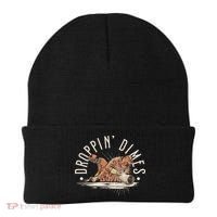 Droppin Dimes Skeleton Welding Humor Beanie thumb 0