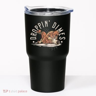 Droppin Dimes Skeleton Welding Humor Tumbler
