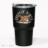 Droppin Dimes Skeleton Welding Humor Tumbler thumb 0