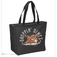 Droppin Dimes Skeleton Welding Humor Tote Bag thumb 2