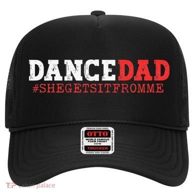 Dance Dad She Gets it From Me Funny Prop Daddy Hat