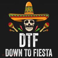 Dtf Down To Fiesta Funny Mexican Skull Cinco De Mayo Women's Hoodie thumb 2