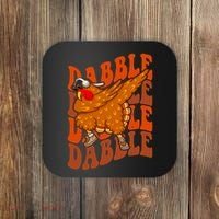 Dabble Dab Turkey Thanksgiving Coaster thumb 0