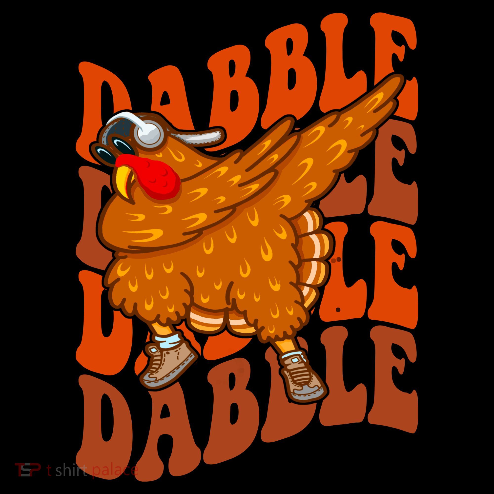 Dabble Dab Turkey Thanksgiving Tote Bag