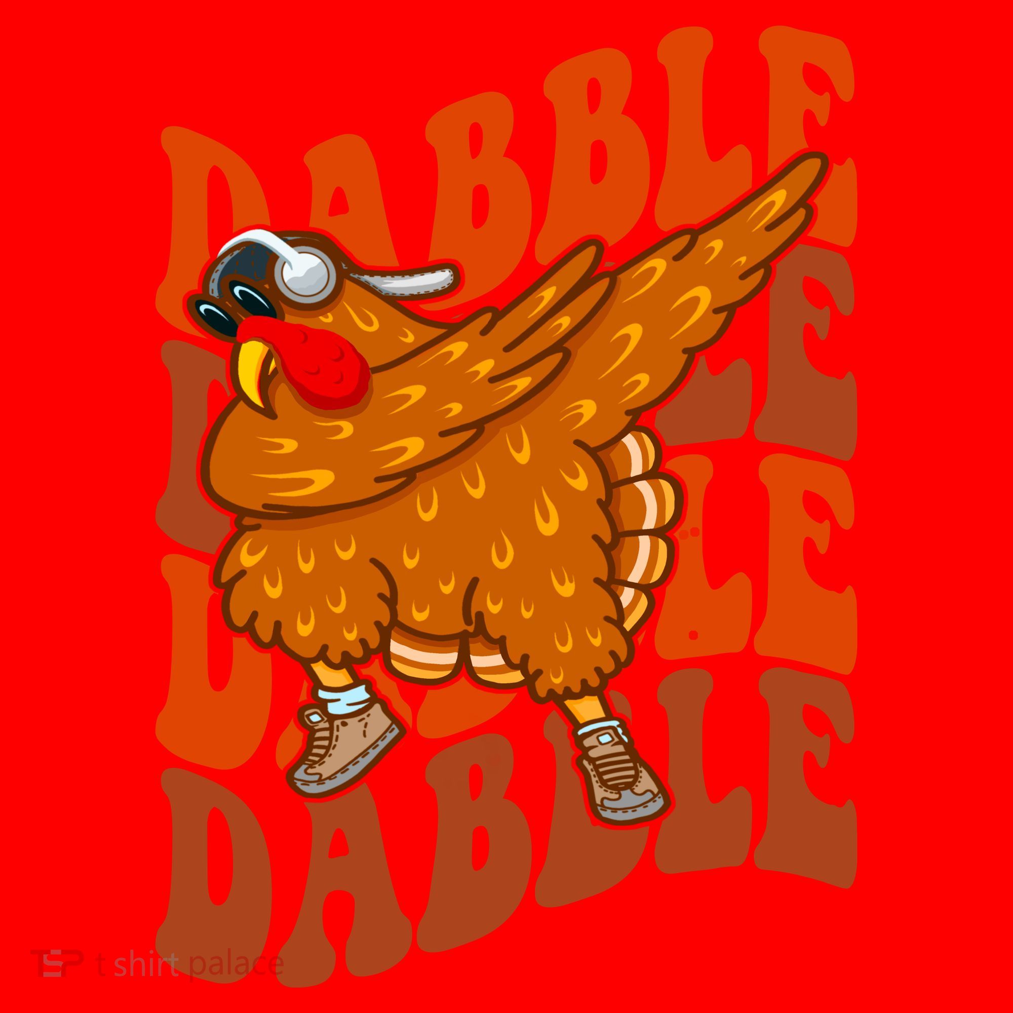 Dabble Dab Turkey Thanksgiving Santa Hat