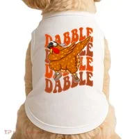 Dabble Dab Turkey Thanksgiving Doggie Tank thumb 0
