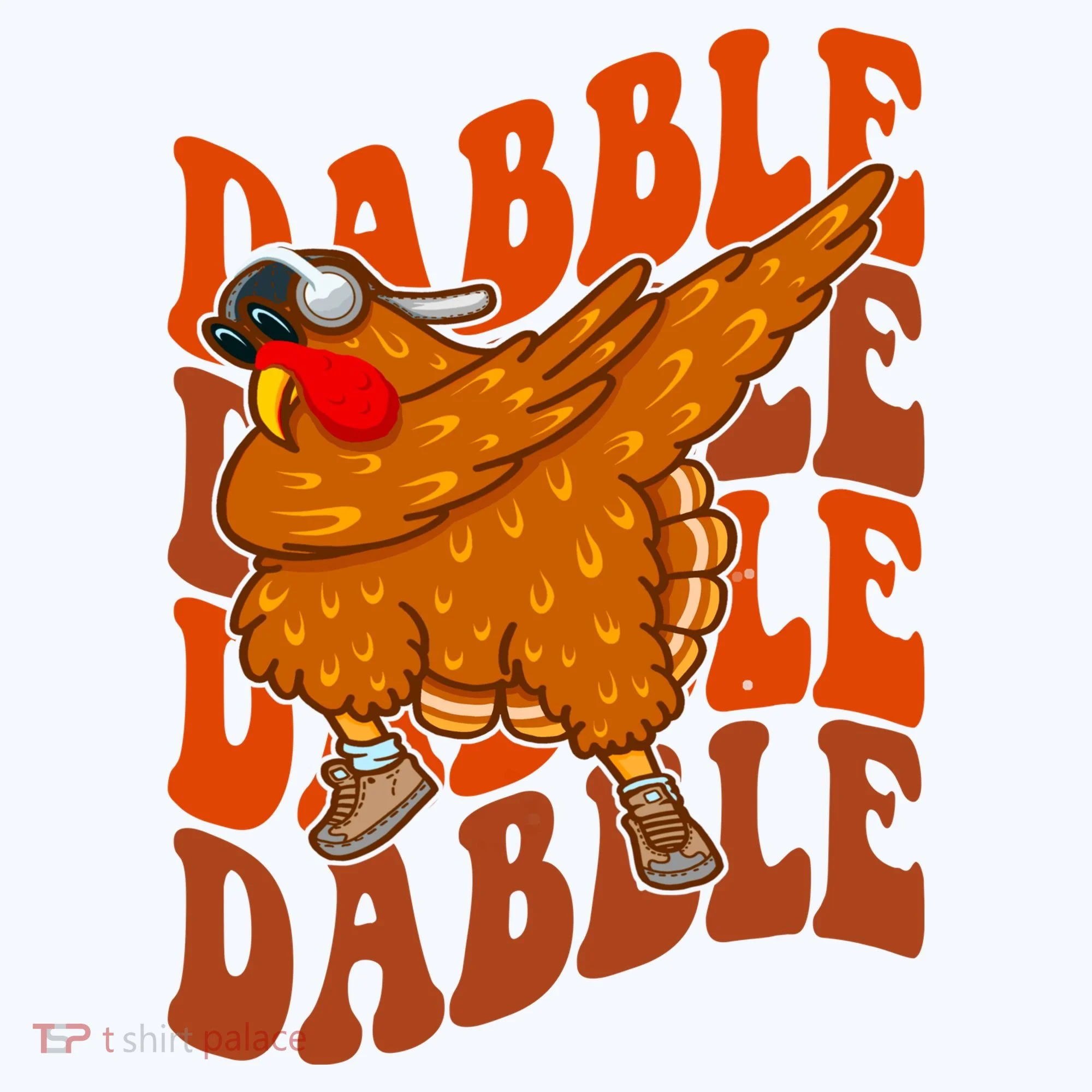 Dabble Dab Turkey Thanksgiving Doggie Tank