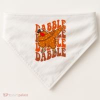 Dabble Dab Turkey Thanksgiving USA-Made Doggie Bandana thumb 0