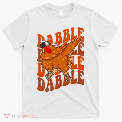 Dabble Dab Turkey Thanksgiving T-Shirt