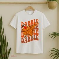 Dabble Dab Turkey Thanksgiving T-Shirt thumb 2