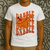 Dabble Dab Turkey Thanksgiving T-Shirt thumb 3