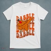 Dabble Dab Turkey Thanksgiving T-Shirt thumb 5