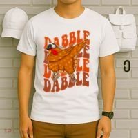 Dabble Dab Turkey Thanksgiving T-Shirt thumb 6