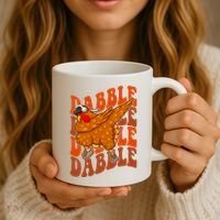 Dabble Dab Turkey Thanksgiving Coffee Mug thumb 3