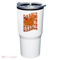 Dabble Dab Turkey Thanksgiving Tumbler thumb 0