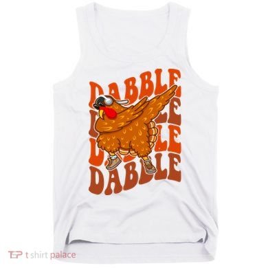 Dabble Dab Turkey Thanksgiving Tank Top